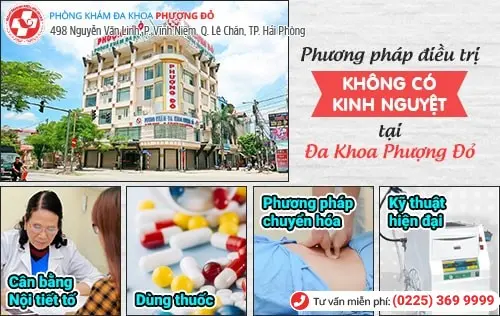 Phương pháp điều trị không có kinh tại Đa khoa Phượng Đỏ